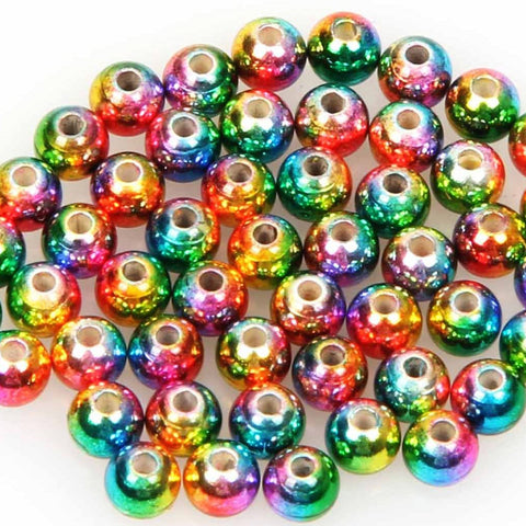 Wapsi Painted Cyclops Beads - Rainbow