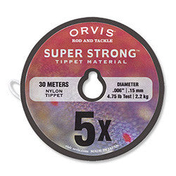 Orvis Super Strong Nylon Tippet • Whitakers Sports Store and Motel